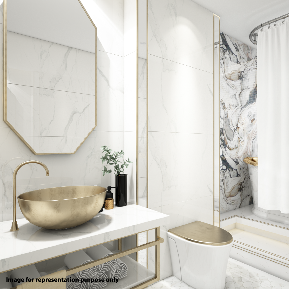 Marble-Look Porcelain Tiles